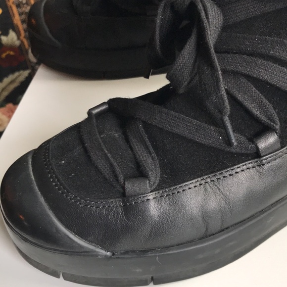 A7EIJE leather and shearling boots - Picture 5 of 10